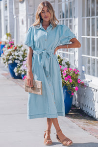 Thumbnail for Marina Midi Dress - Beau Blue