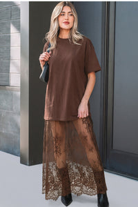 Thumbnail for Betty Lace Maxi - Chocolate