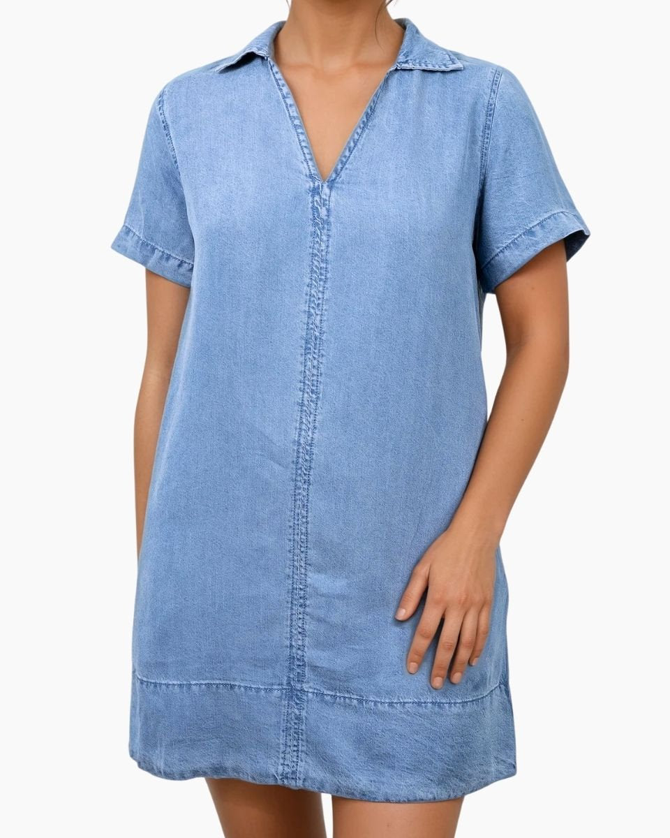 Danni Tencel Shirt Dress - Mid Denim