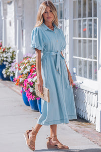 Thumbnail for Marina Midi Dress - Beau Blue