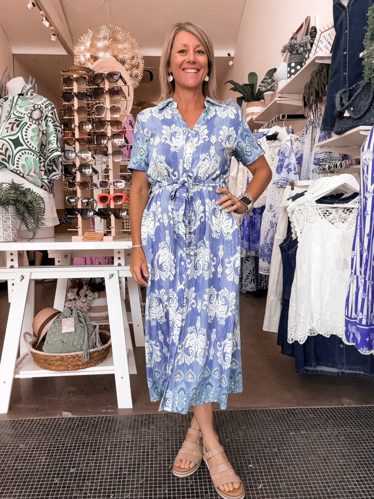 Demi Shirt Dress - Denim