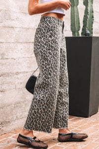 Thumbnail for Yandi Jeans - Leopard Print