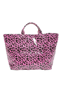 Thumbnail for Rose Red Leopard PU Leather Water Proof Tote Bag