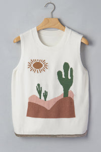 Thumbnail for Desert Knit Vest - Cream