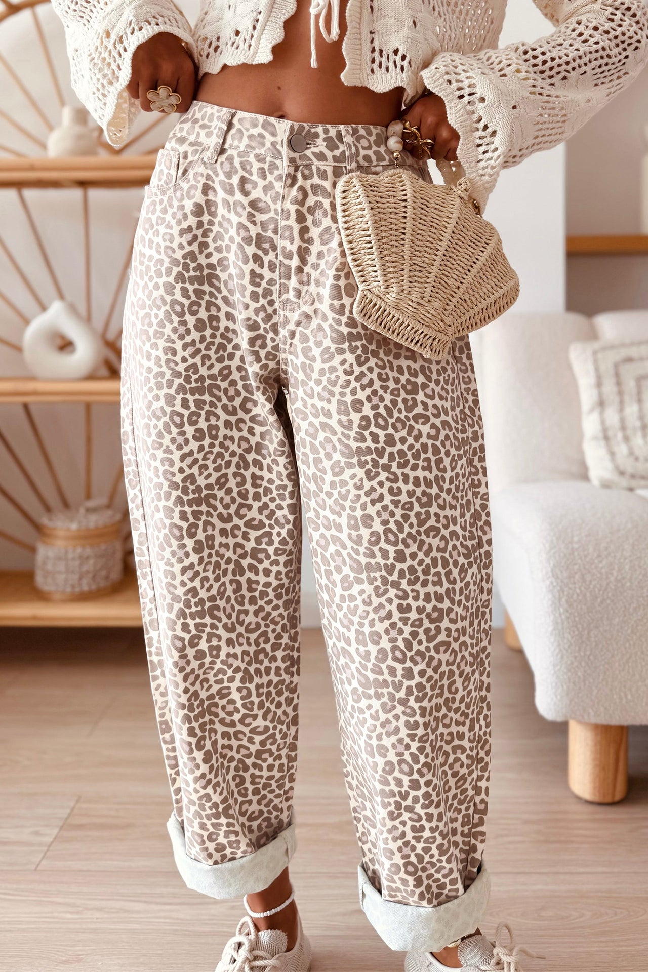 Lenny Leopard Jeans