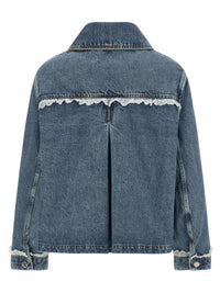 Thumbnail for Ganni Denim And Lace Jacket