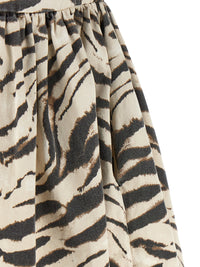 Thumbnail for Ganni Zebra Denim Dress
