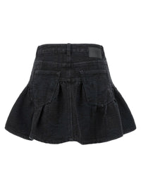 Thumbnail for Ganni Lurex Denim Skirt