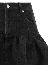 Thumbnail for Ganni Lurex Denim Skirt