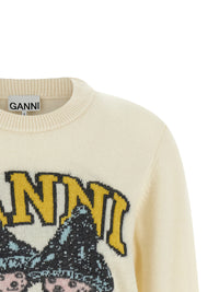 Thumbnail for Ganni Sweater With Intarsia