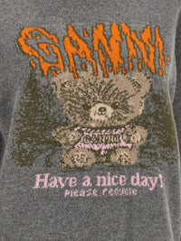 Thumbnail for Ganni Sweater With Front Intarsia