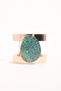 Thumbnail for Statement Agate Cuff - Green