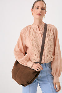 Thumbnail for Saint Suede Bag - Chocolate