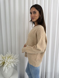 Thumbnail for Betty Cardigan - Tan