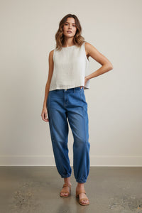 Thumbnail for Bennie Linen Top - Biege