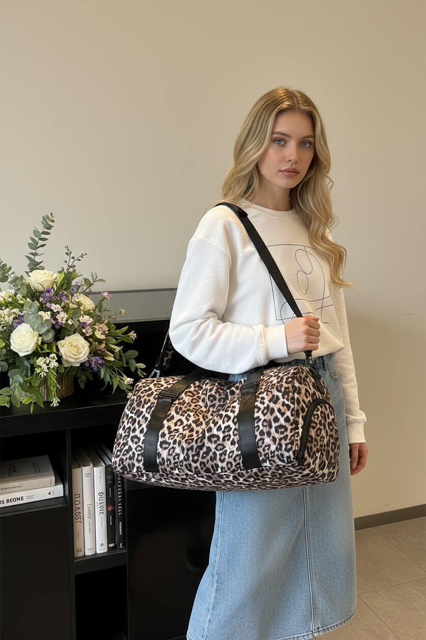 Getaway Duffle Bag - Leopard