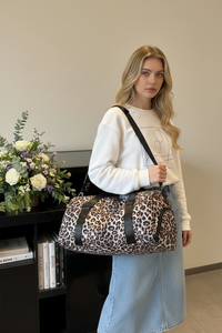 Thumbnail for Getaway Duffle Bag - Leopard