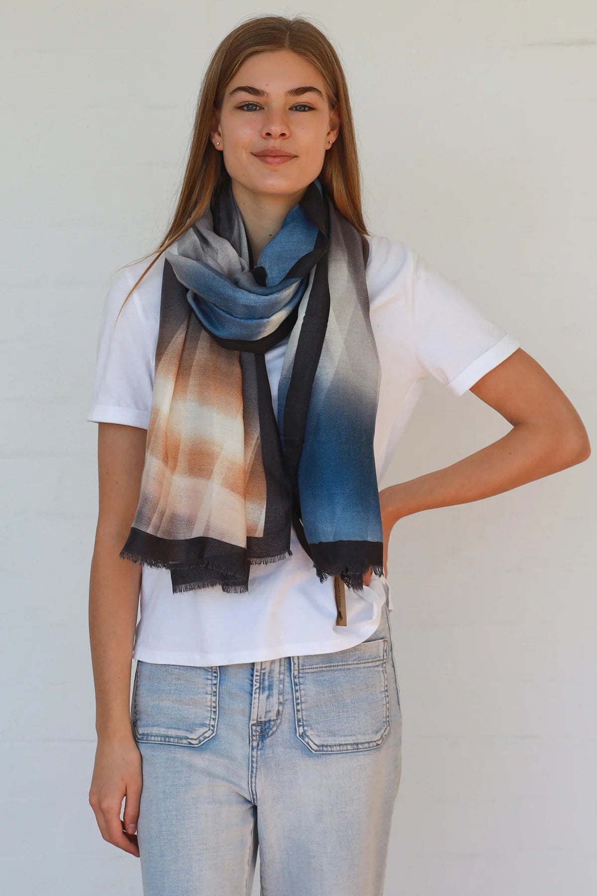 Scarf - Blue Wave