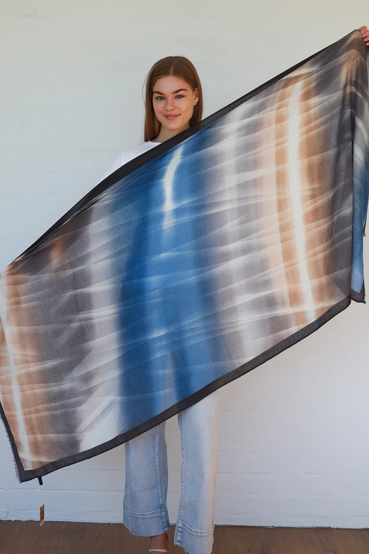 Scarf - Blue Wave