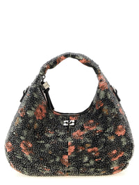 Thumbnail for Ganni Mini Hobo Flowers Handbag
