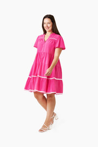 Thumbnail for Kaitlin Mini Dress - Pink