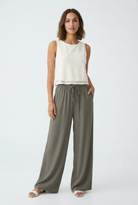 Thumbnail for Benita Top - Beige Lace