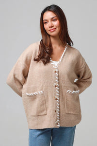 Thumbnail for Chapel Cardigan - Bone