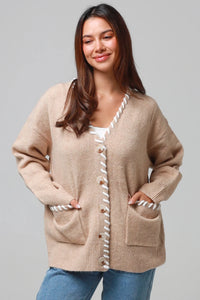 Thumbnail for Chapel Cardigan - Bone