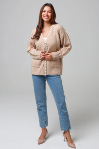 Thumbnail for Chapel Cardigan - Bone