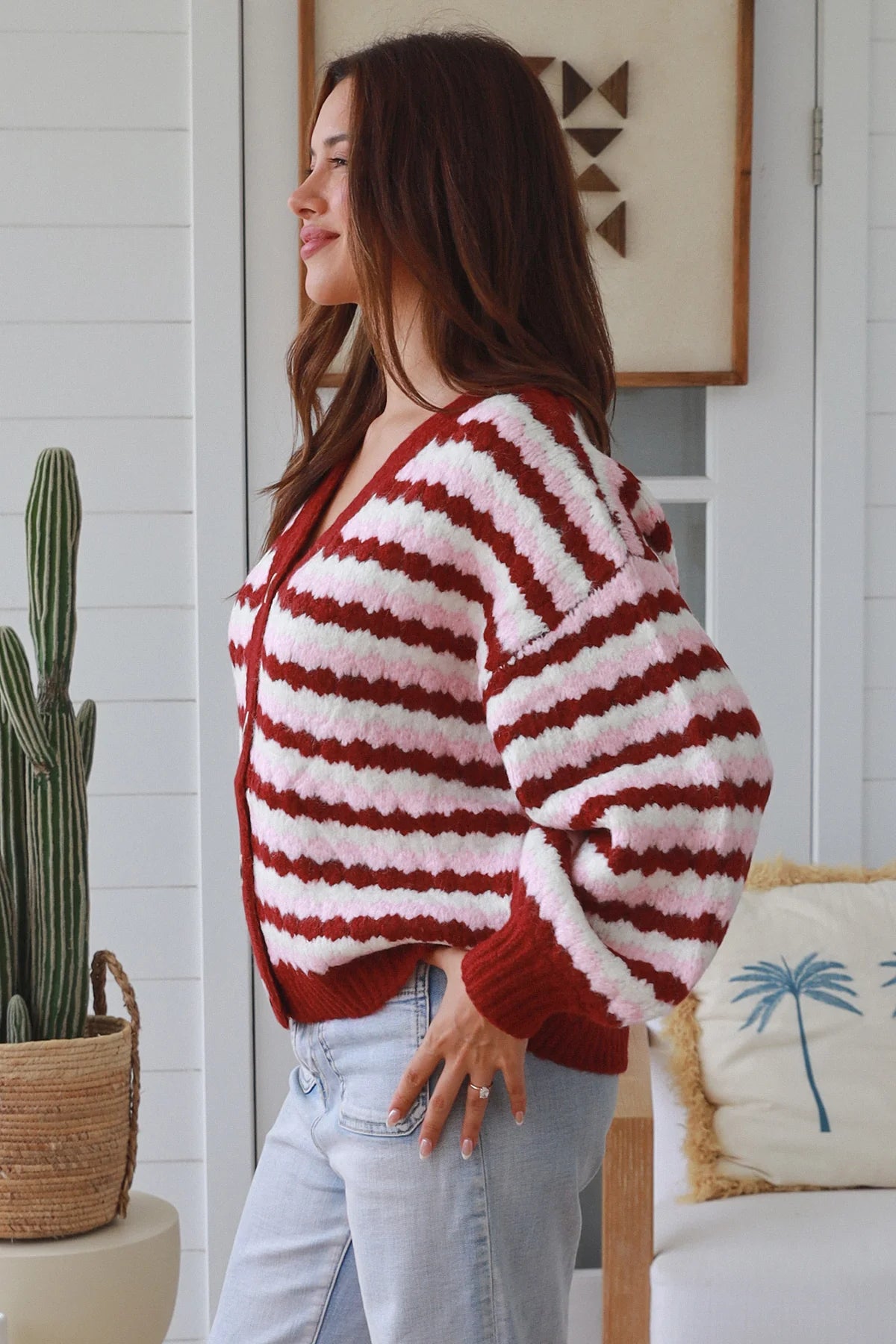 Betsy Cardigan - Berry