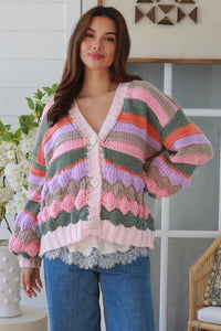 Thumbnail for Betsy Cardigan - Peach