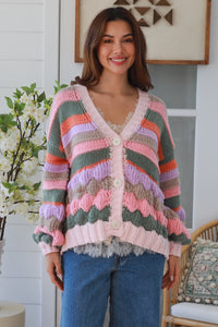 Thumbnail for Betsy Cardigan - Peach