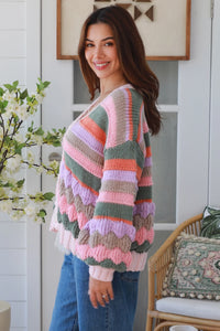 Thumbnail for Betsy Cardigan - Peach