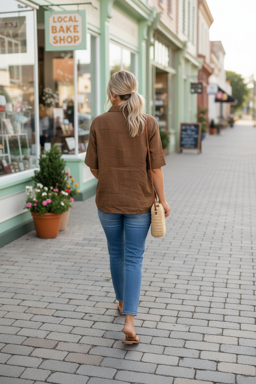 Elliot Shirt - Brown