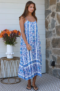 Thumbnail for Norah Slip Dress - Blue