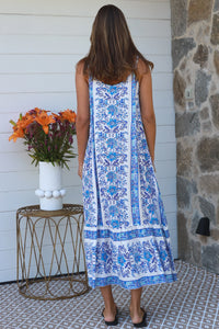 Thumbnail for Norah Slip Dress - Blue