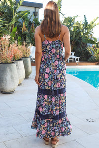 Thumbnail for Luna Slip Dress - Navy