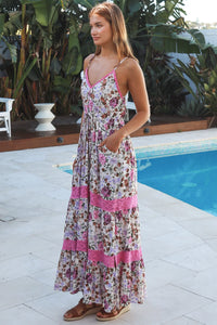 Thumbnail for Luna Slip Dress - Rose