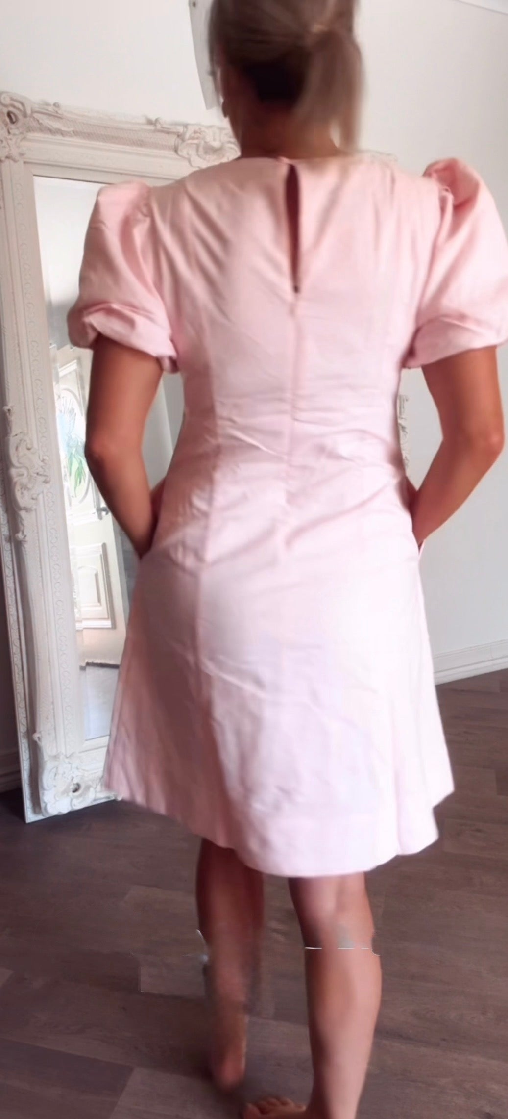 Bridget Mini Dress -Pale Pink