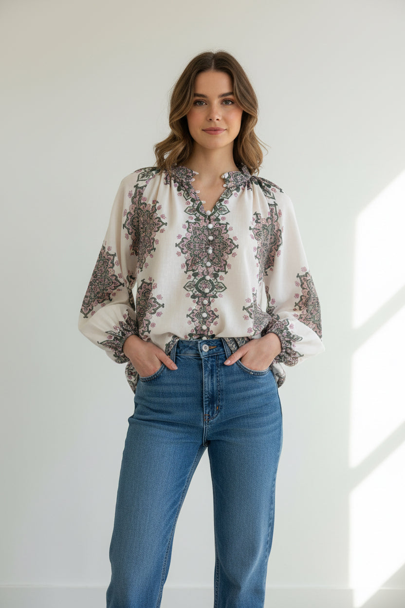 Dreamers Blouse - Paisley