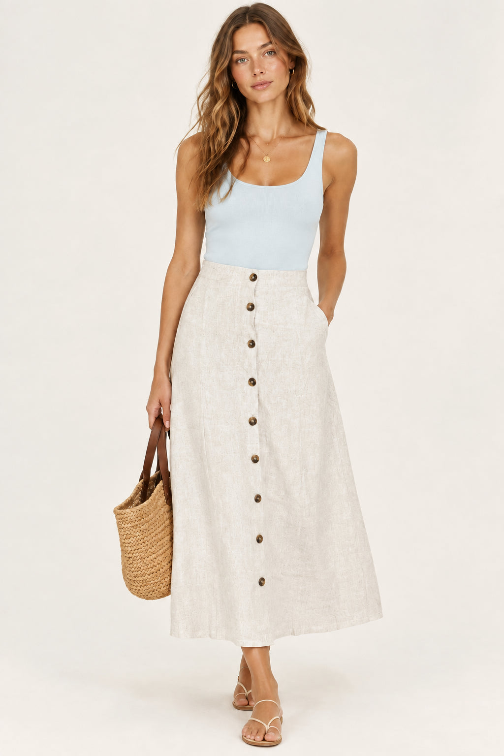 Lena Skirt - Oatmeal