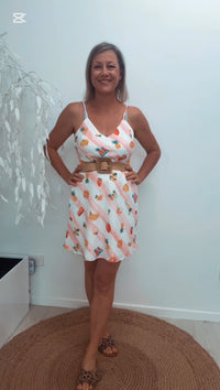 Thumbnail for Sadie Mini Slip Dress - Fruit Bowl