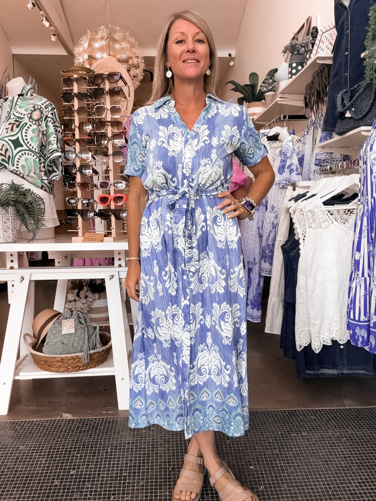 Demi Shirt Dress - Denim