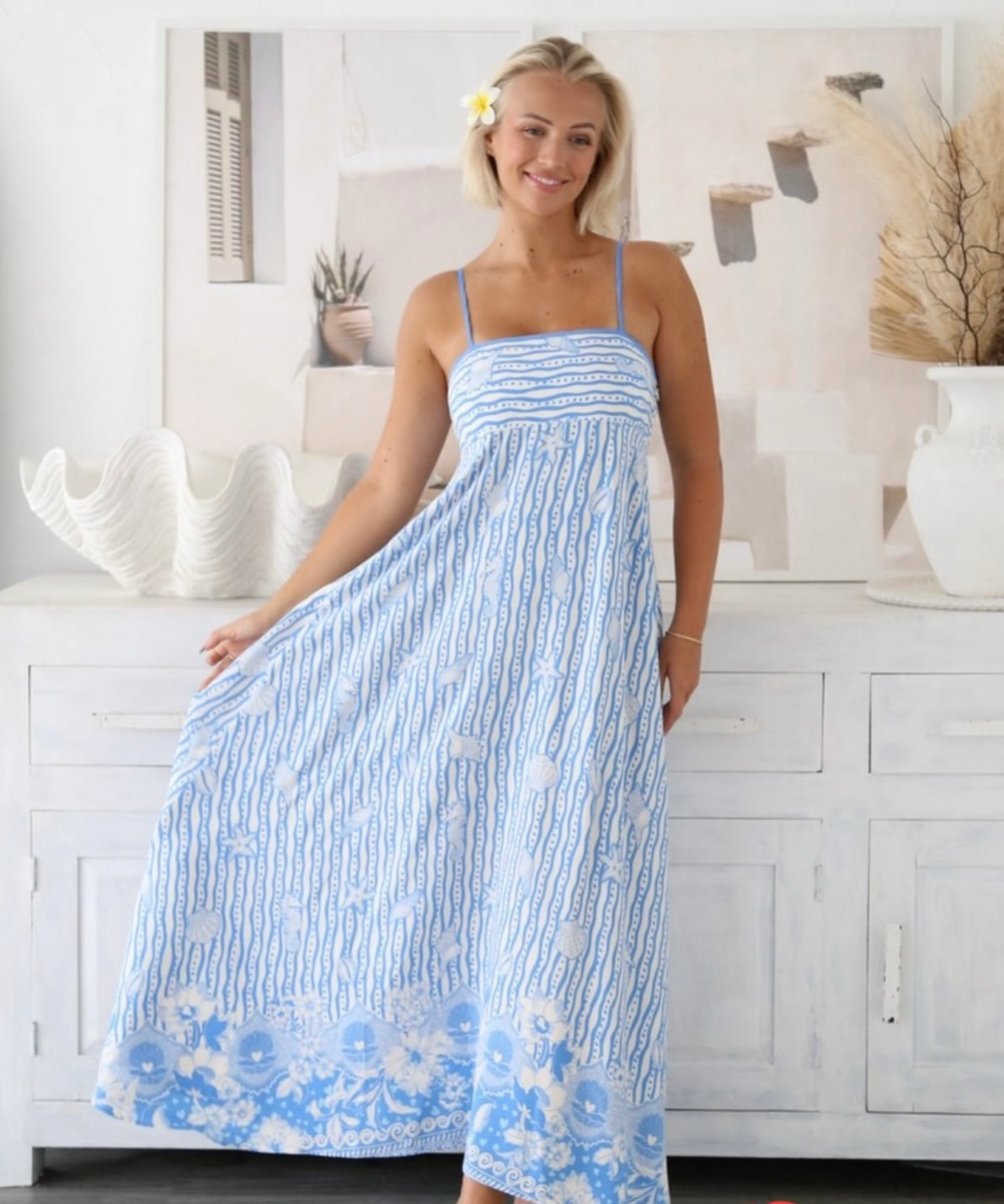 Airlie Maxi Dress - Blue Ocean