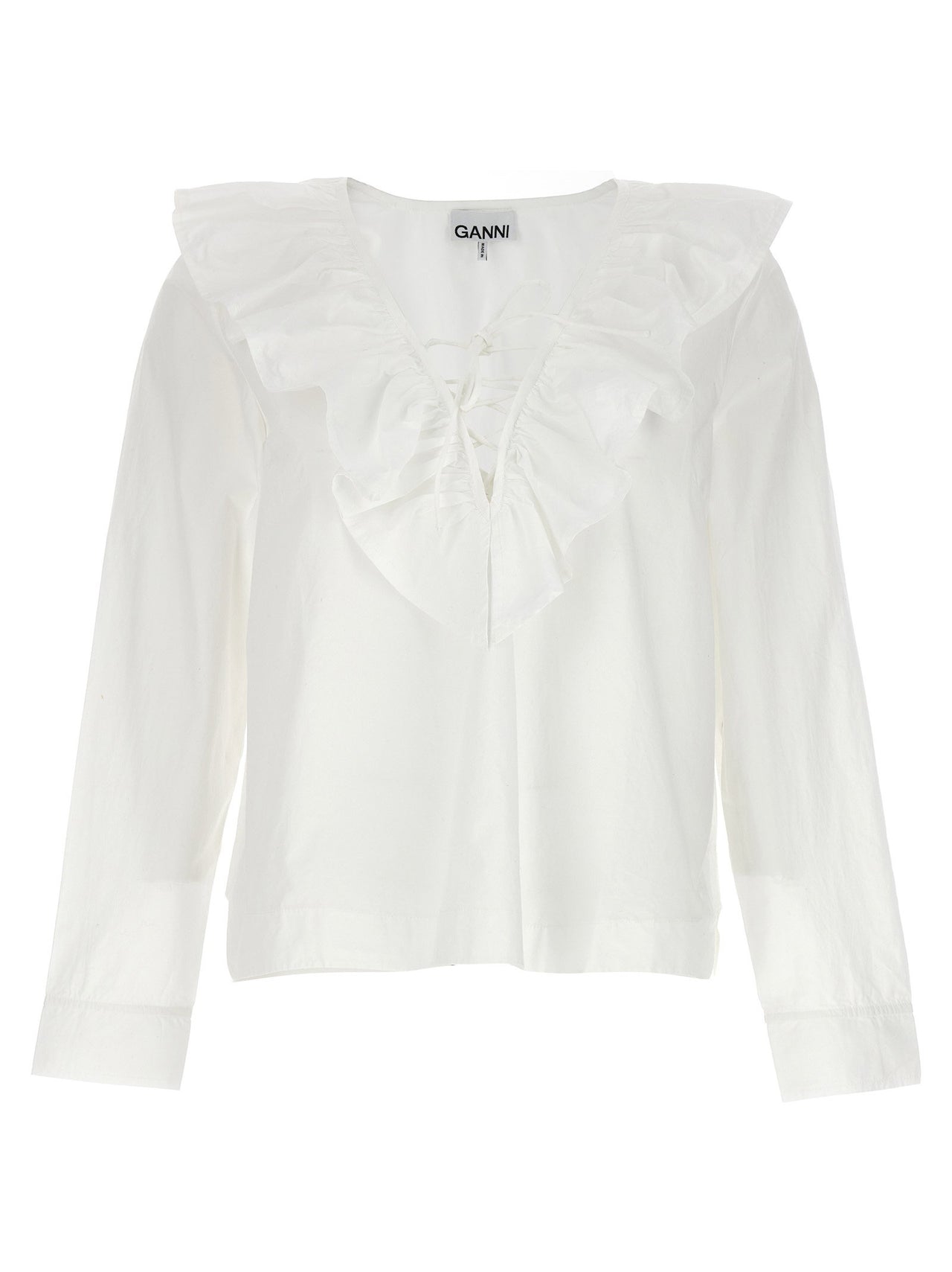 Ganni Ruffles Shirt