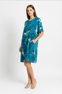 Thumbnail for Shirley Dress - Fern Resort  print