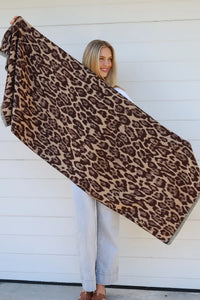Thumbnail for Scarf - Brown Leopard