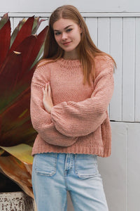 Thumbnail for Petal Knit - Peach