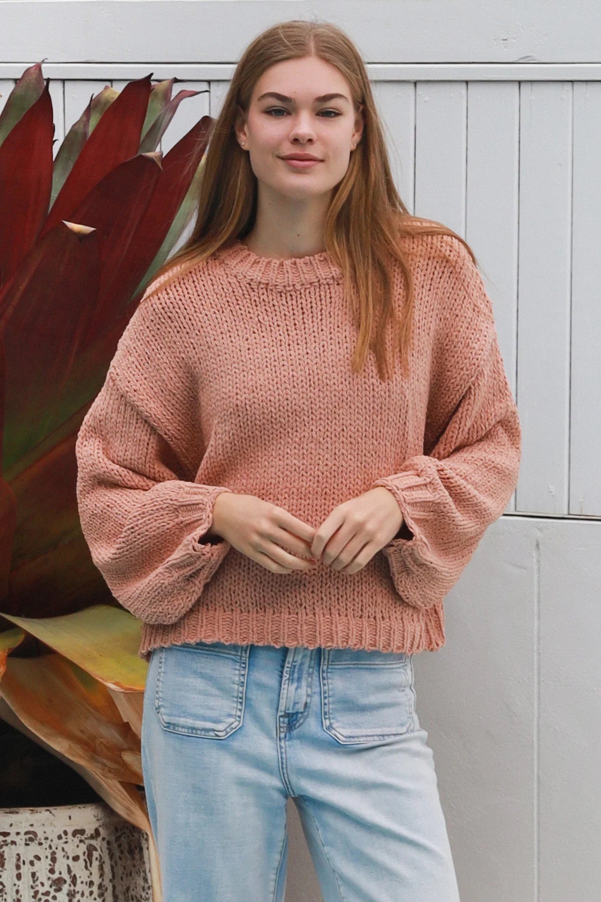 Petal Knit - Peach
