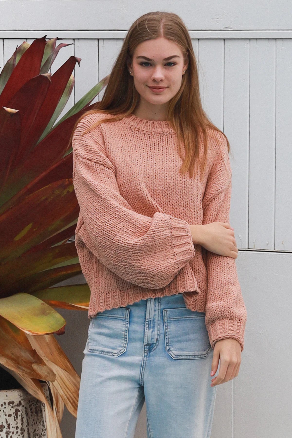 Petal Knit - Peach